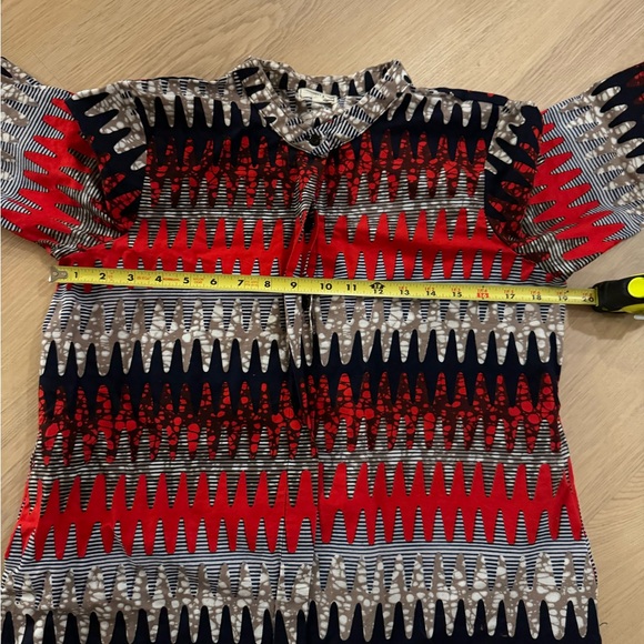 ZURI Women’s Red AC/DC Cotton Tunic Sz Med - Picture 8 of 9